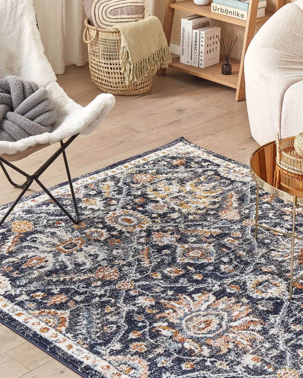 Tapete Azul E Creme 200 X 300 Cm Malishka