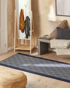 Tapete Azul Marinho 80 X 300 Cm Charvad