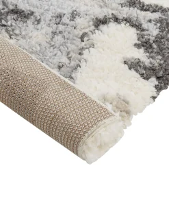 Tapete Branco E Cinzento 160 X 230 Cm Sevan