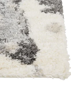 Tapete Branco E Cinzento 160 X 230 Cm Sevan