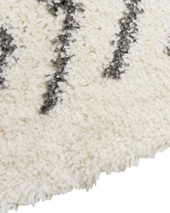 Tapete Branco E Cinzento 160 X 230 Cm Ayrum