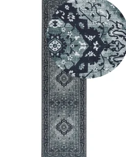 Tapete Cinzento 80 X 300 Cm Vadkadam