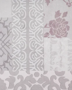 Tapete Cinzento Claro E Rosa 160 X 230 Cm Ballica