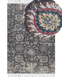 Tapete Com Motivo Floral Multicolor 150 X 230 Cm Armutalan