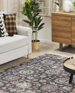 Tapete Com Motivo Floral Multicolor 150 X 230 Cm Armutalan