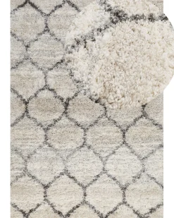 Tapete Creme Claro E Cinzento 160 X 230 Cm Yerevan