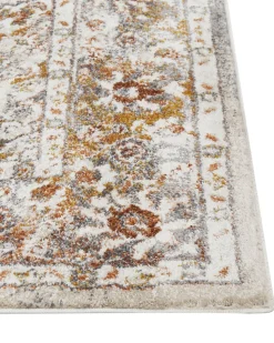 Tapete Creme E Castanho 160 X 230 Cm Vayk