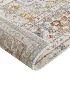 Tapete Creme E Castanho 160 X 230 Cm Vayk