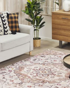 Tapete Creme E Castanho 150 X 230 Cm Kattakkada