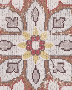 Tapete Creme E Castanho 150 X 230 Cm Kattakkada