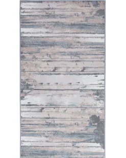 Tapete Creme E Cinzento 80 X 150 Cm Dallica