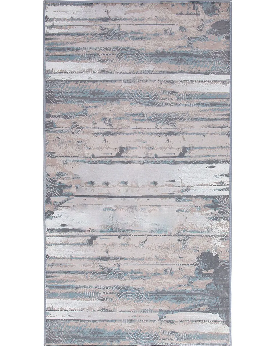 Tapete Creme E Cinzento 80 X 150 Cm Dallica