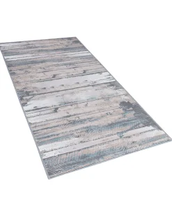 Tapete Creme E Cinzento 80 X 150 Cm Dallica