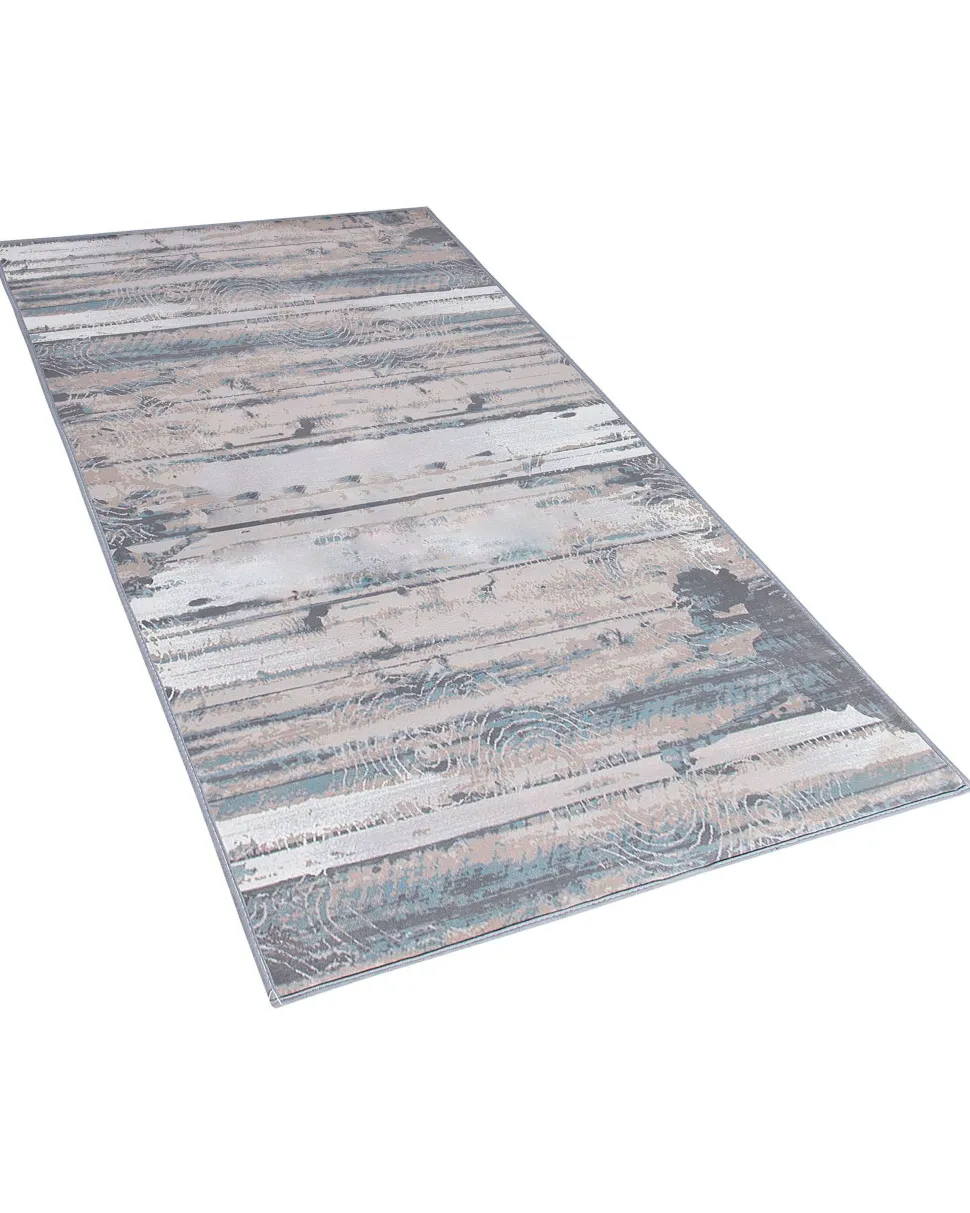 Tapete Creme E Cinzento 80 X 150 Cm Dallica