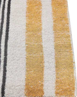 Tapete De Algodao Amarelo E Preto 140 X 200 Cm Katra