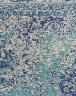 Tapete De Algodao Azul Claro 160 X 230 Cm Almus