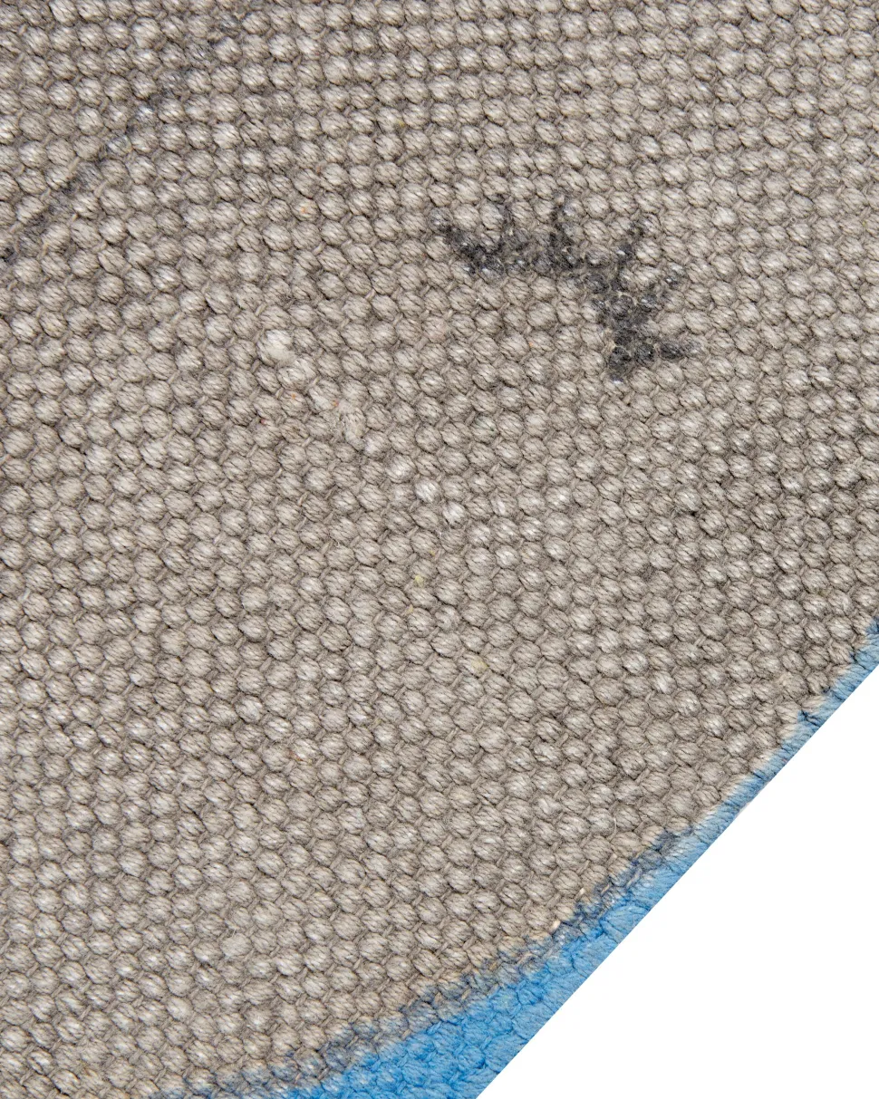 Tapete De Algodao Azul Com Impressao De Baleia 80 X 150 Cm Balabang