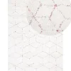 Tapete De Algodao Branco 140 X 200 Cm Sakarya