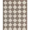 Tapete De Algodao Castanho E Creme 160 X 230 Cm Sinop