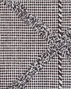 Tapete De Algodao Castanho 140 X 200 Cm Tuzla