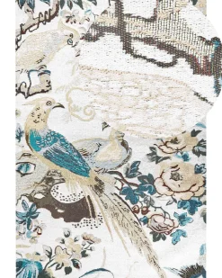 Tapete De Algodao Com Motivo De Aves Multicolor 200 X 300 Cm Ariha