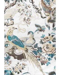 Tapete De Algodao Com Motivo De Aves Multicolor 200 X 300 Cm Ariha