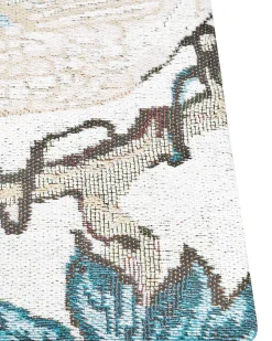 Tapete De Algodao Com Motivo De Aves Multicolor 200 X 300 Cm Ariha