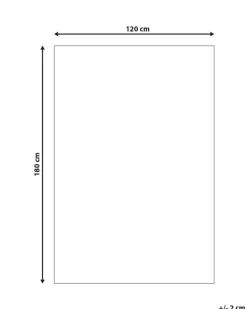 Tapete De Algodao Creme 120 X 180 Cm Ahirli