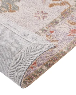 Tapete De Algodao Creme 80 X 300 Cm Yanoba