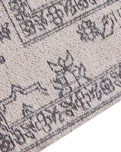 Tapete De Algodao Creme 80 X 300 Cm Goller