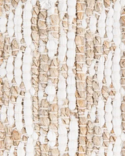 Tapete De Algodao E Juta Creme 160 X 230 Cm Tunceli