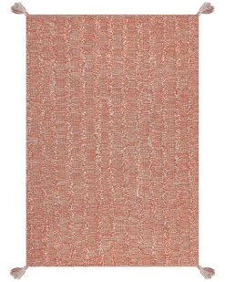 Tapete De Algodao Laranja 160 X 230 Cm Mugla