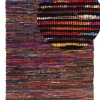Tapete De Algodao Multicolor Escuro 160 X 230 Cm Bartin