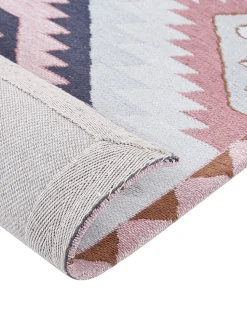 Tapete De Algodao Multicolor 80 X 300 Cm Besler