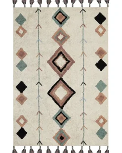 Tapete De Algodao Multicolor 160 X 230 Cm Eskisehir