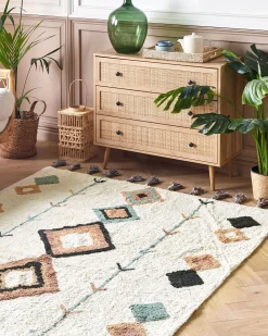 Tapete De Algodao Multicolor 160 X 230 Cm Eskisehir