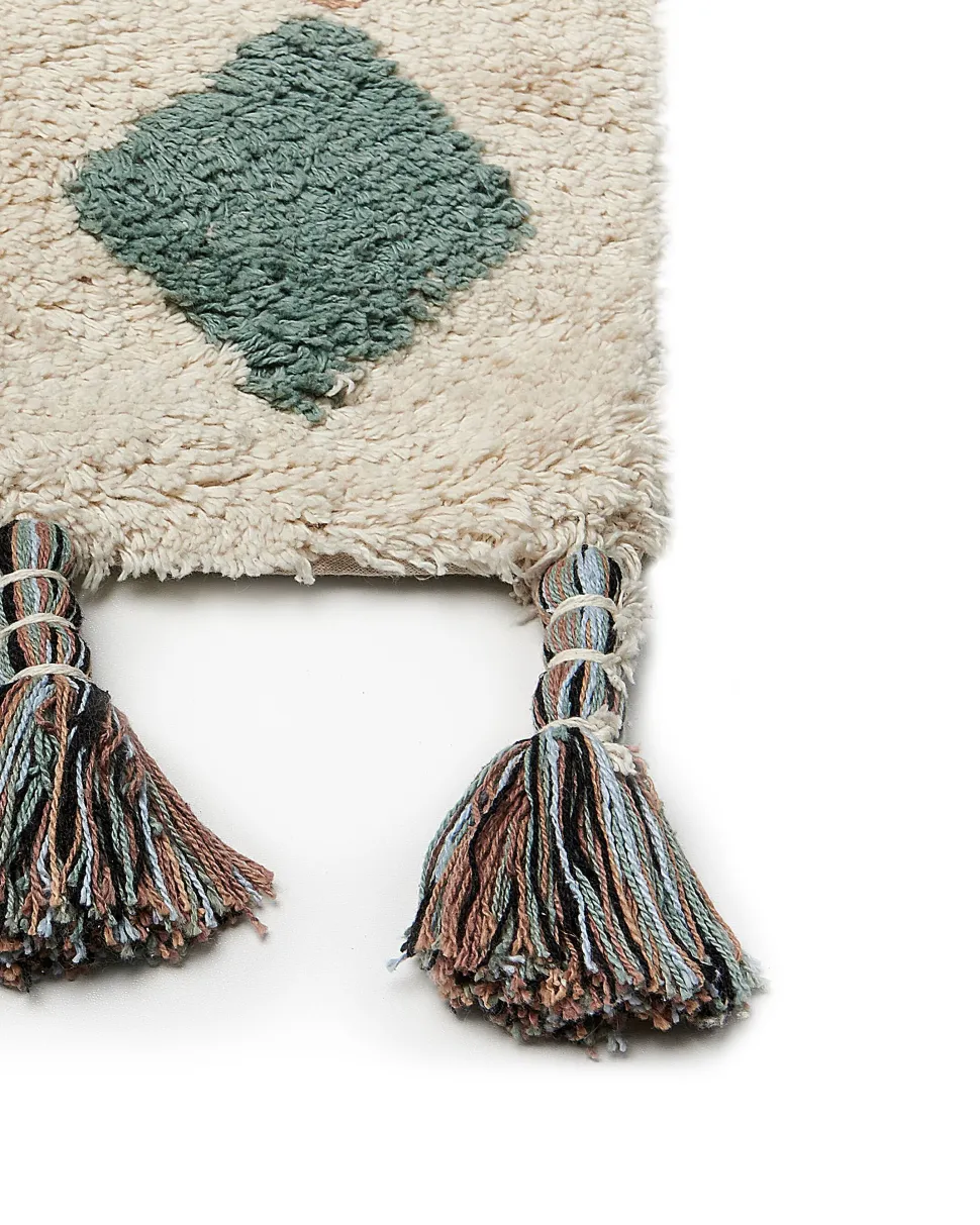 Tapete De Algodao Multicolor 160 X 230 Cm Eskisehir