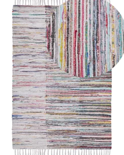 Tapete De Algodao Multicolor 160 X 230 Cm Mersin