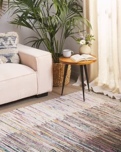 Tapete De Algodao Multicolor 160 X 230 Cm Mersin