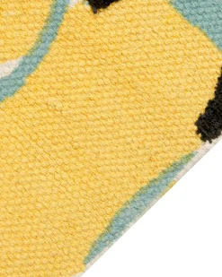 Tapete De Algodao Multicolor Com Impressao De Animal 80 X 150 Cm Tutut