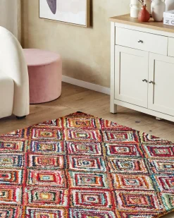 Tapete De Algodao Multicolor 160 X 230 Cm Kaiseri