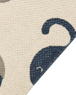 Tapete De Algodao Multicolor Com Impressao Animal 80 X 150 Cm Porsea