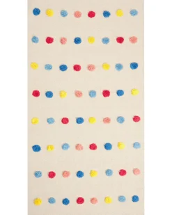 Tapete De Algodao Multicolor 80 X 150 Cm Leles