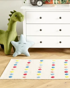 Tapete De Algodao Multicolor 80 X 150 Cm Leles