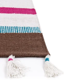 Tapete De Algodao Multicolor 160 X 230 Cm Hisarli