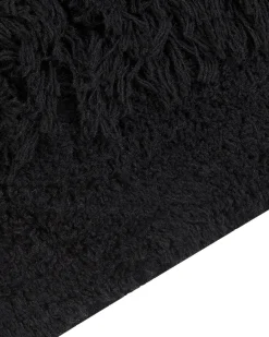 Tapete De Algodao Preto 140 X 200 Cm Bitlis