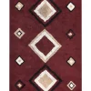 Tapete De Algodao Vermelho 160 X 230 Cm Siirt