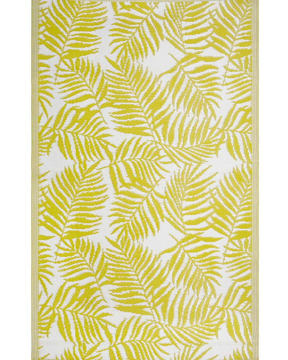 Tapete De Exterior Amarelo 120 X 180 Cm Kota