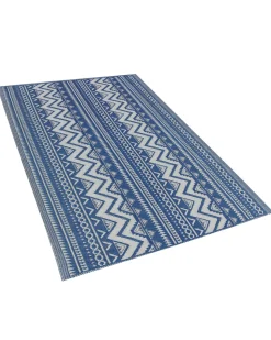 Tapete De Exterior Azul 120 X 180 Cm Nagpur
