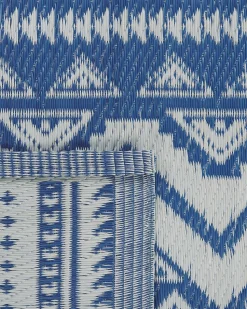 Tapete De Exterior Azul 120 X 180 Cm Nagpur